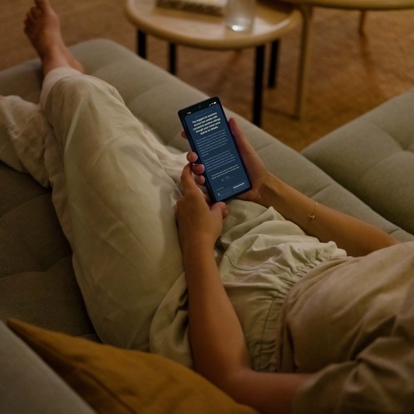 Holding Terpenology on an Android phone